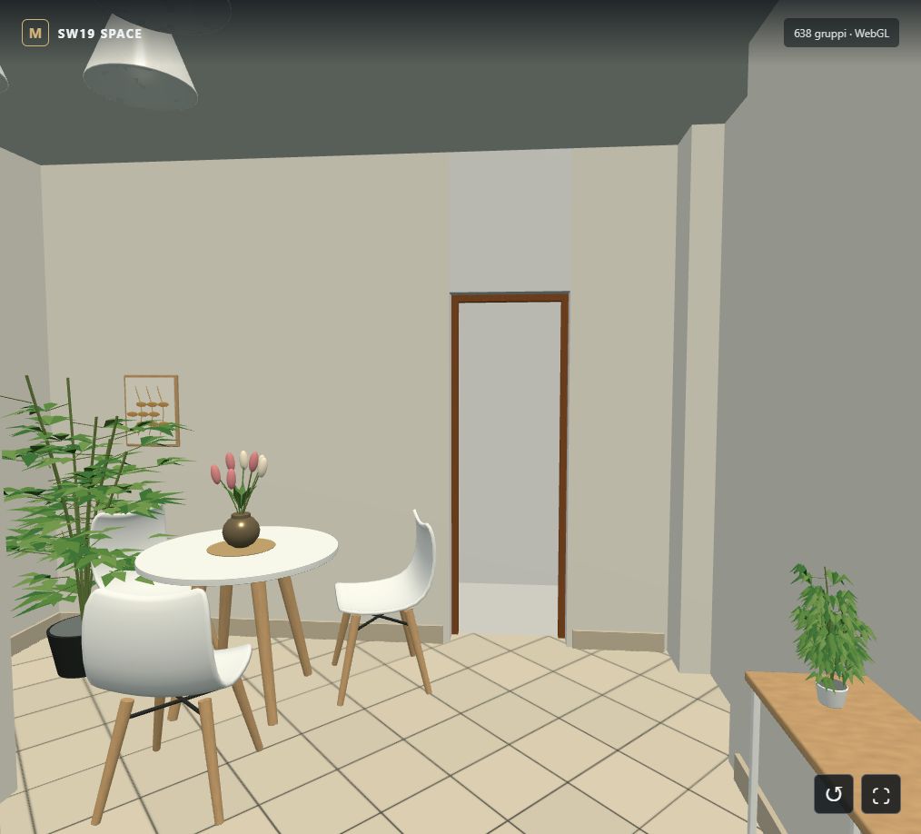 Anteprima dell’appartamento 3D navigabile SW19 Space